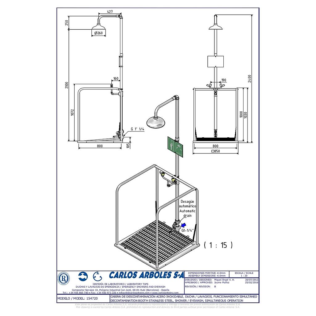 Körper-/Augenduschenstation AB4720TI